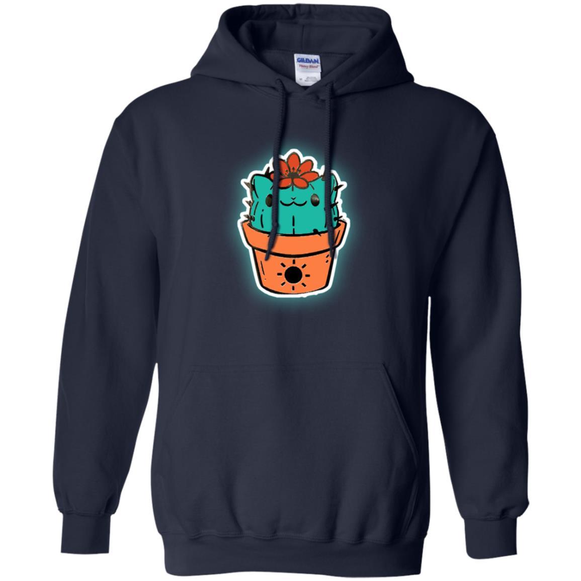 Cat Lover T-shirt Cactus Dog Catcus Navy