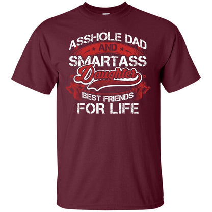 Dad And Daughter Best Friends For Life Cool Shirt For Daddy And Daughter Maroon