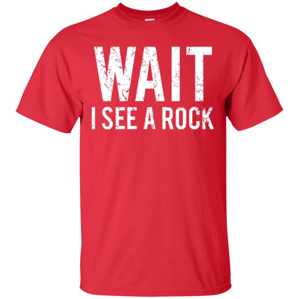 Geology T-shirt I See A Rock Red