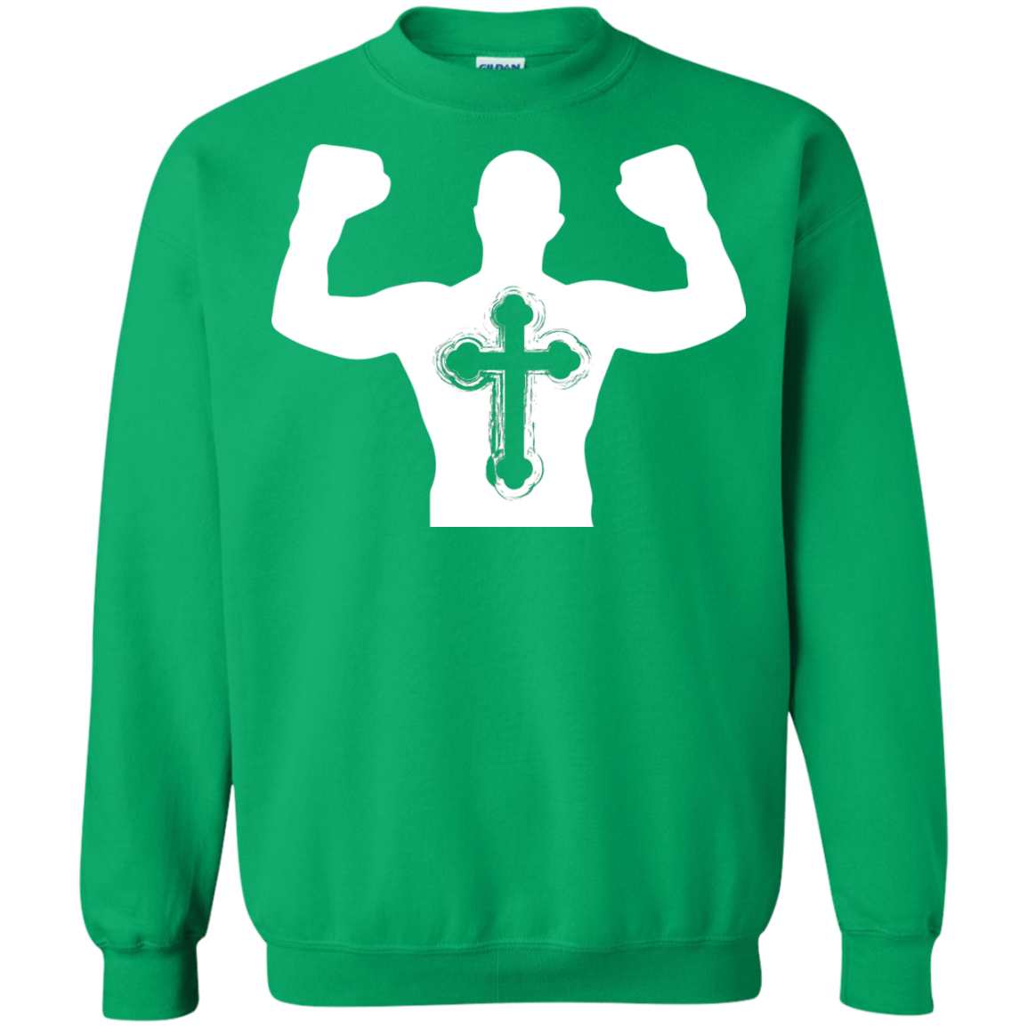 Christian Gym Exercise Workout T-shirt Irish Green