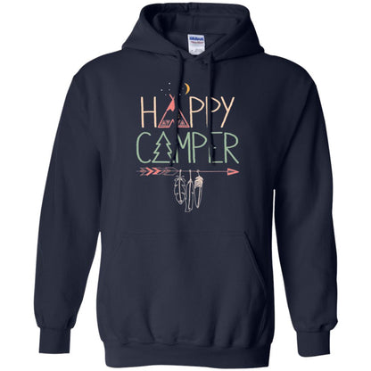 Camper T-shirt Happy Camping Navy