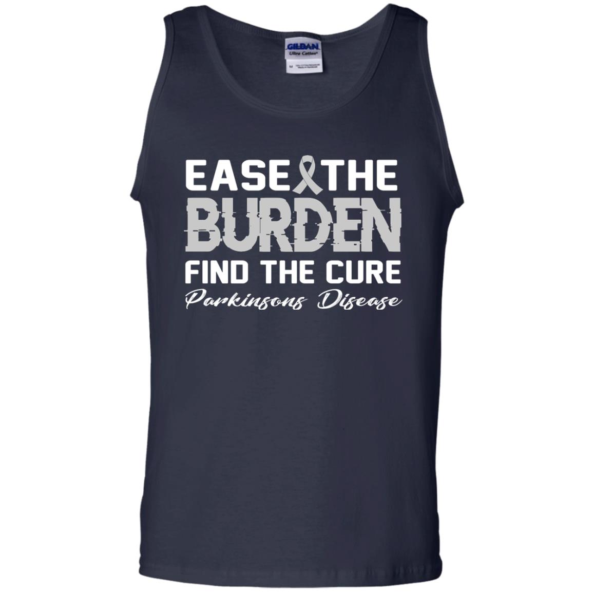 Ease The Burden Find The Cure Parkinson's Awareness T-shirt Navy