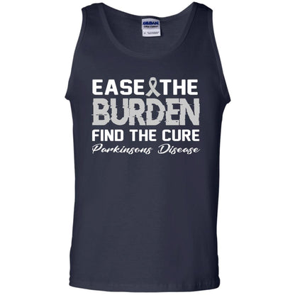 Ease The Burden Find The Cure Parkinson's Awareness T-shirt Navy