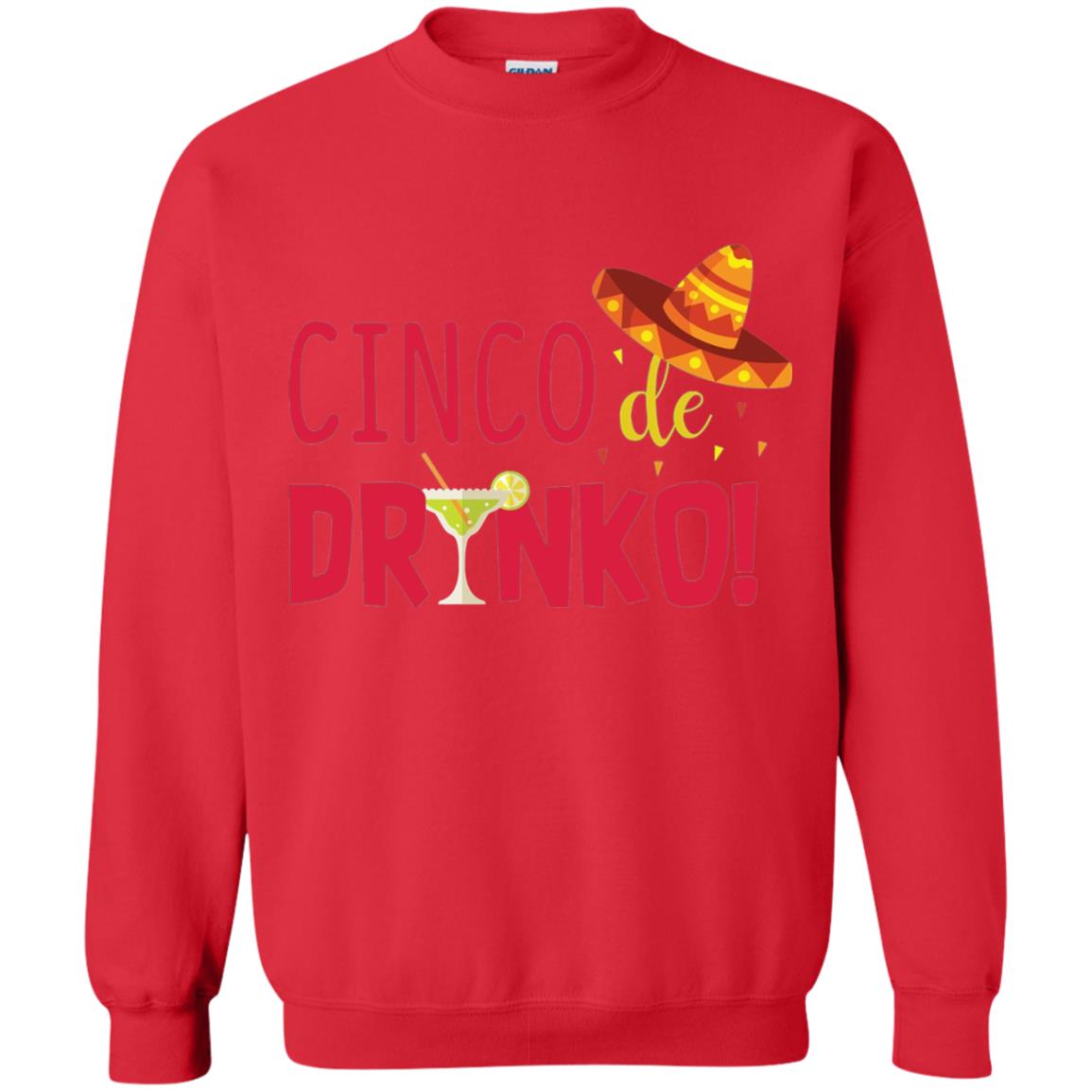 Cinco De Drinko Cinco Mayo 2018 Drinking T-shirt Red