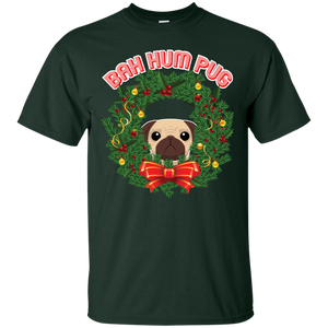 Christmas T-Shirt Bah Hum Pug