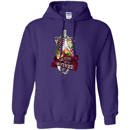 One Tough Mother Mommy Shirt Purple