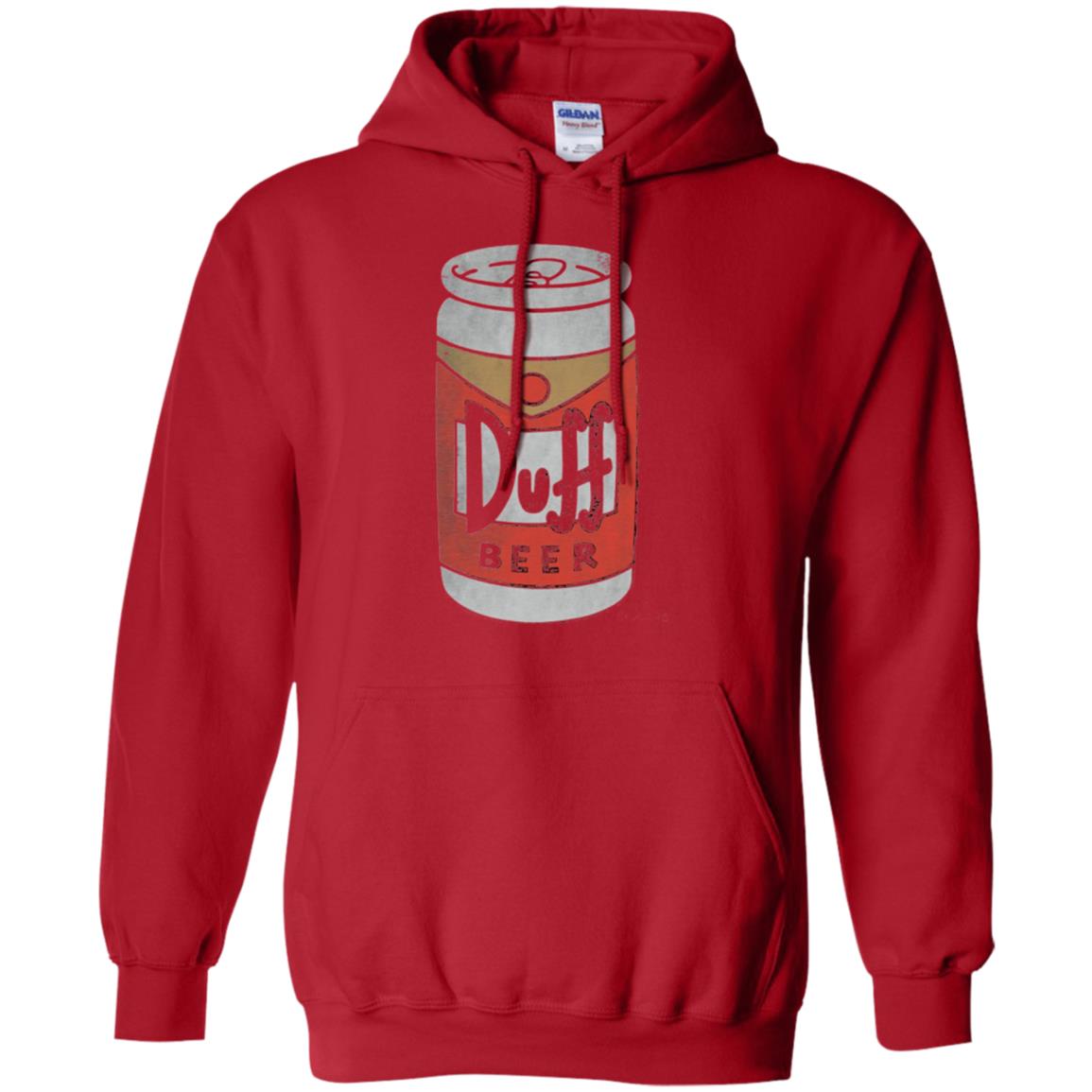 Iconic Brew T-shirt The Simpsons Duff Beer Red