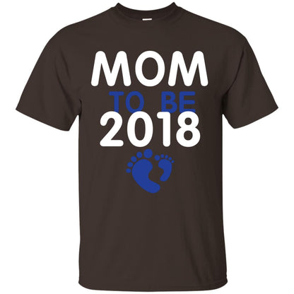 Pregnancy T-shirt Mom To Be 2018 Dark Chocolate