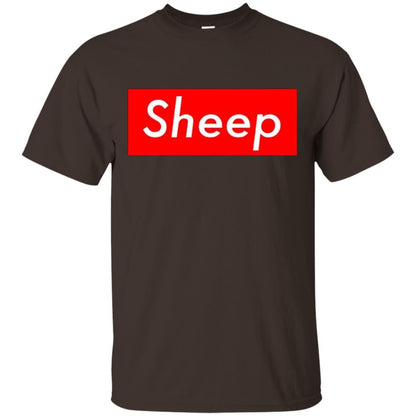 Sheep Box Logo Hype T-shirt Dark Chocolate