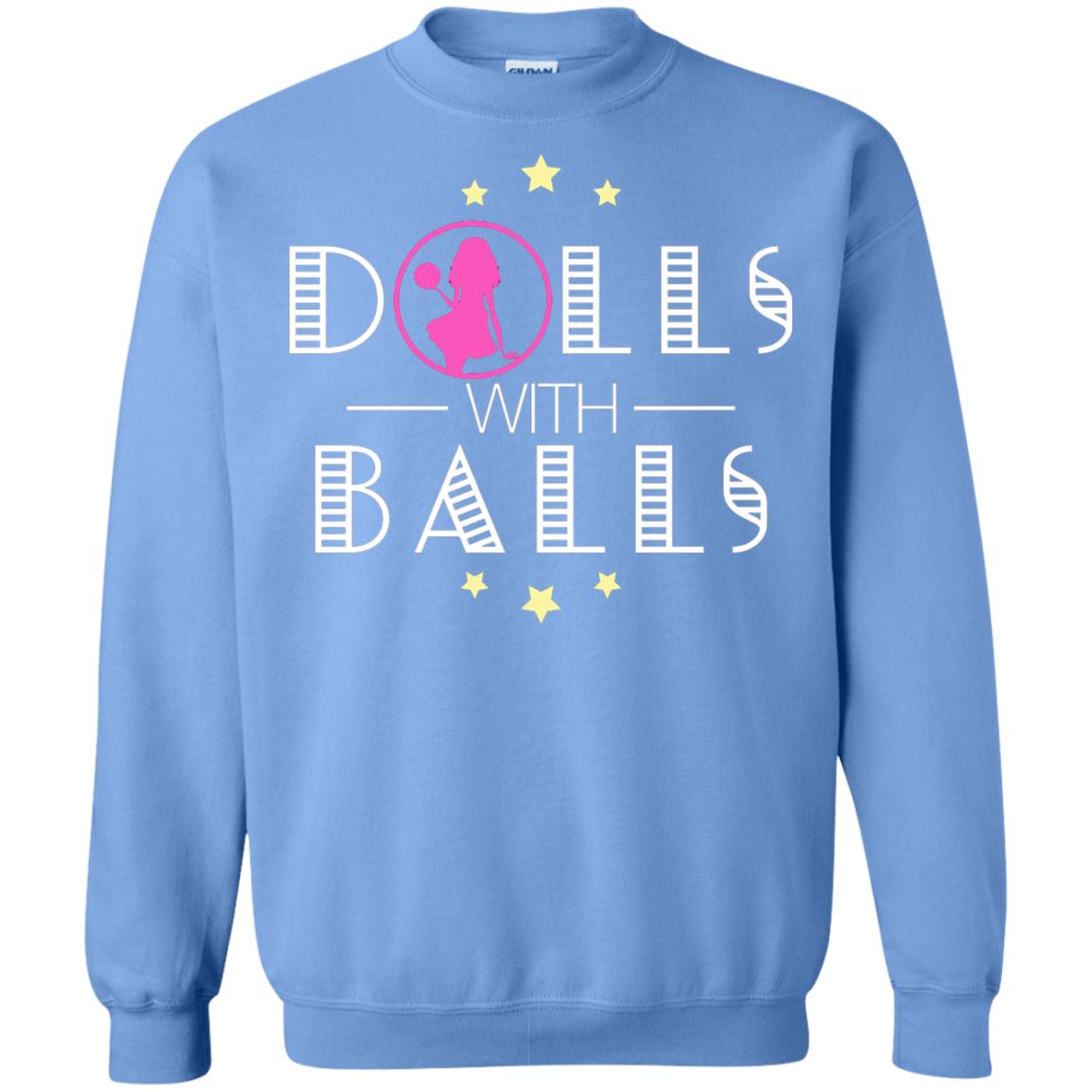 Bowling Lover T-shirt Dolls With Balls T-shirt Carolina Blue