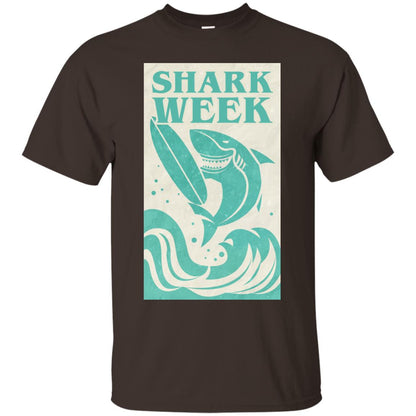 Shark Week Shirt Dark Chocolate