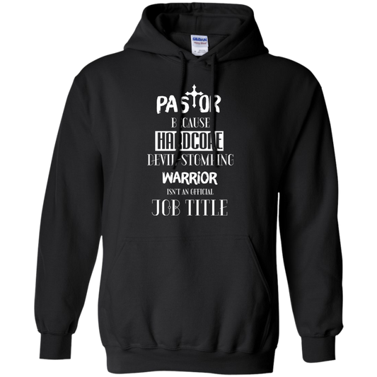Pastor Because Hardcore Devil Stomping T-shirt Black