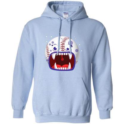 Baseball Halloween Shirt Light Blue