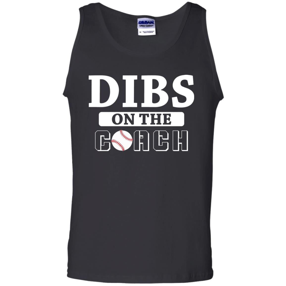 Dibs On The Coach Baseball T-shirt Black