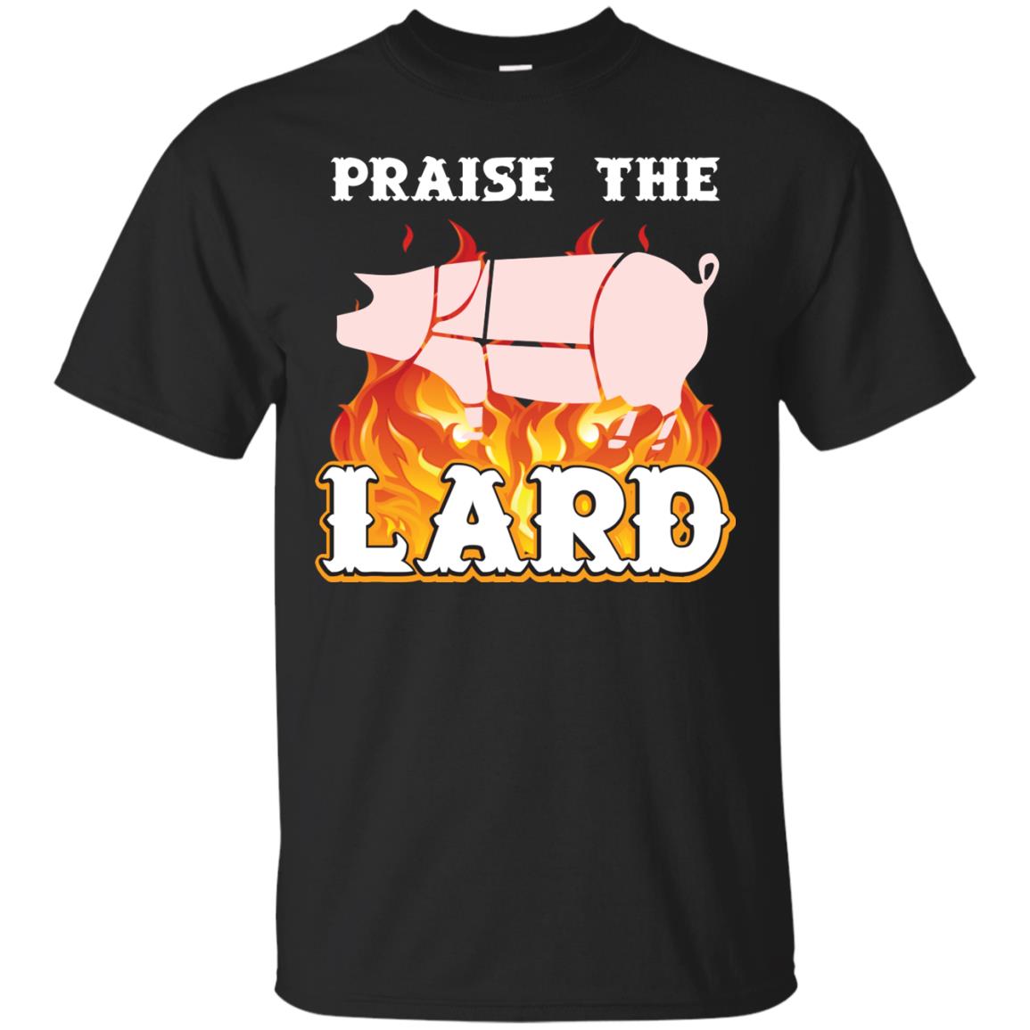 Praise The Lard Bbq Bacon T-shirt Black