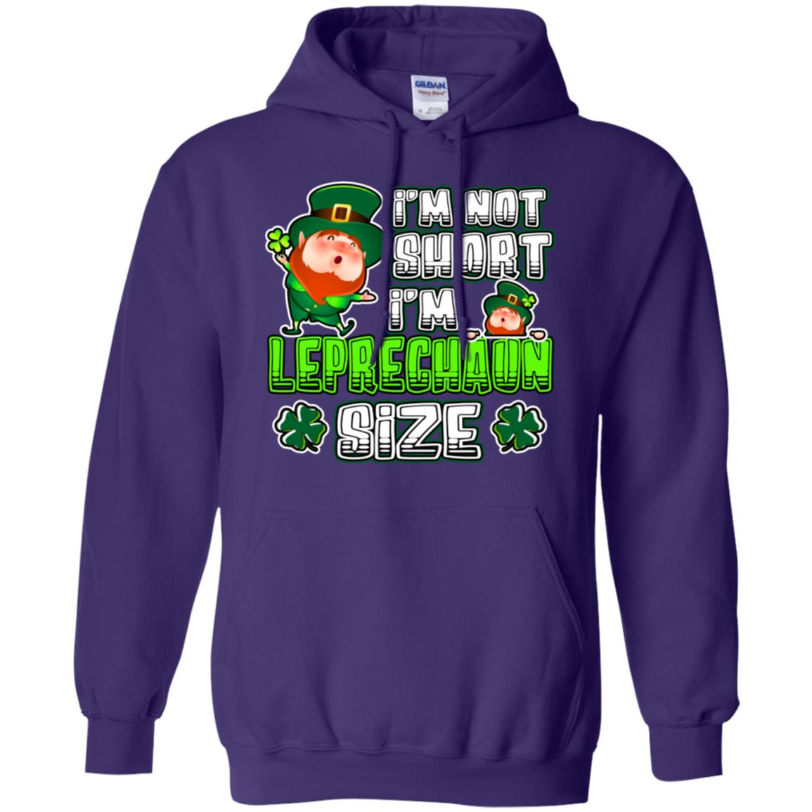 Im Not Short Im Leprechuan Size Irishman Ireland Shirt Purple
