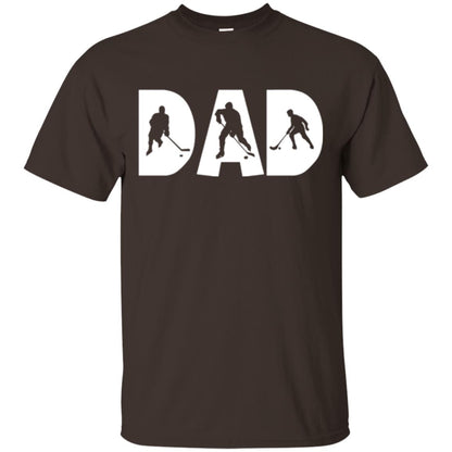 Daddy T-shirt Hockey Lover Dark Chocolate