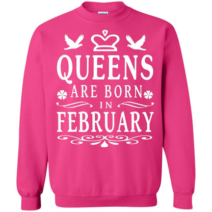 Birthday T-shirt Queens Are Born In February Heliconia