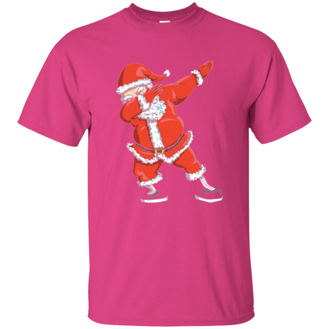 Christmas T-shirt Dabbing Santa Claus T-shirt Heliconia