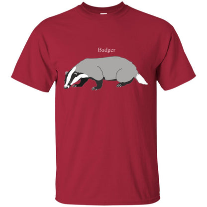 Fierce Badger T-shirt Cardinal