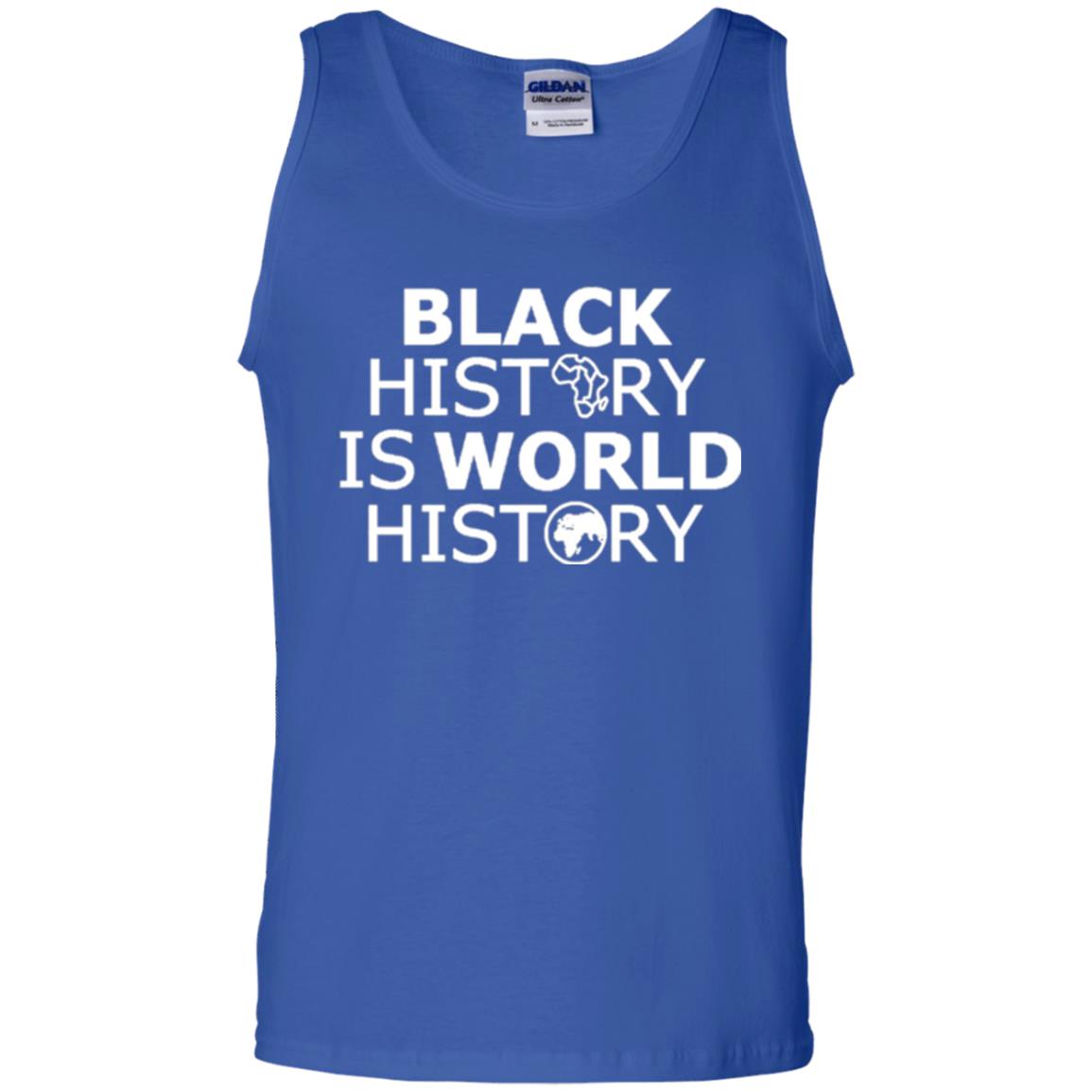 Black History Is World History T-shirt Royal