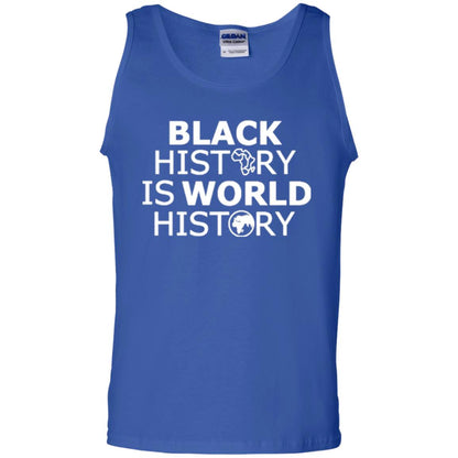 Black History Is World History T-shirt Royal