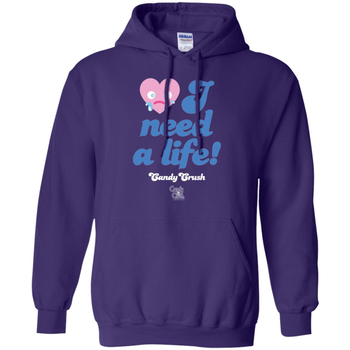 Candy Game T-shirt I Need A Life Purple