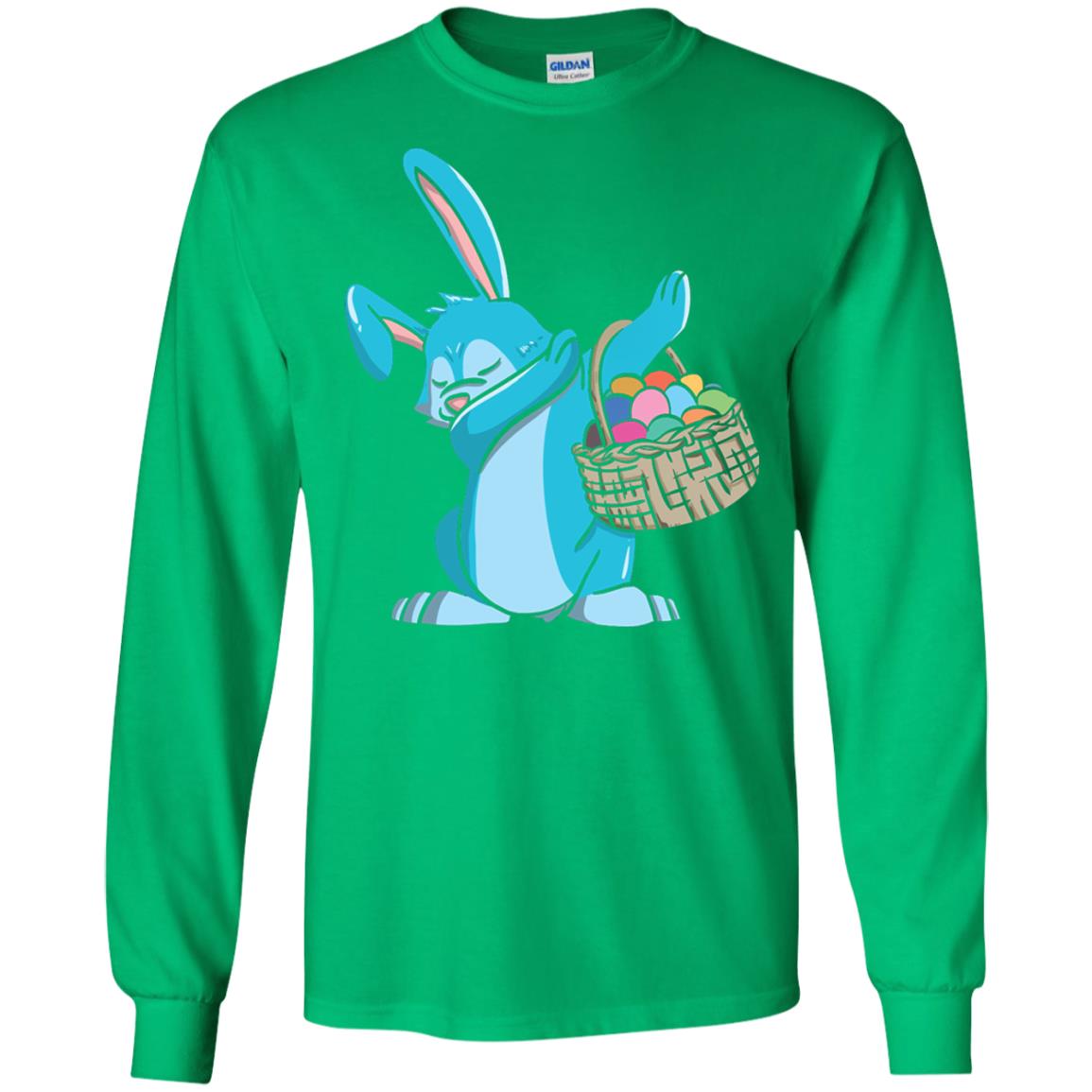 Easter Bunny Dab Easter Shirt Irish Green