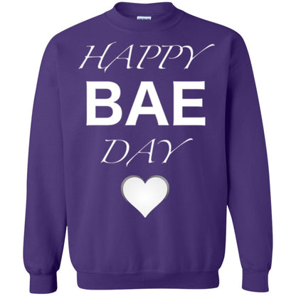 Valentine_s Day T-shirt Happy Bae Day Purple