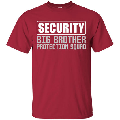 Family T-shirt Security Big Brother Protection Squad Cardinal