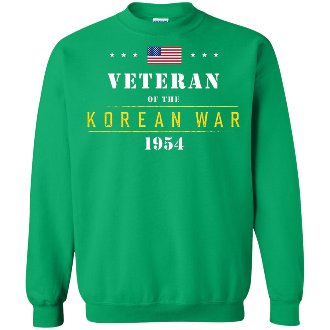 Veteran Of The Korean War 1954 T-shirt Irish Green