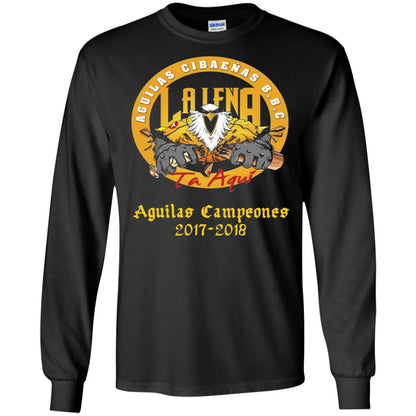 Baseball Lover T-shirt Aguilas Cibaenas Campeones 2017-2018 Black