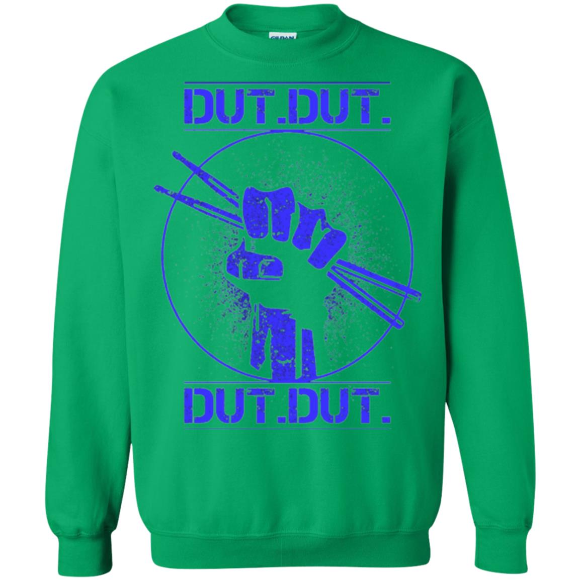 Drum Lovers T-shirt Dut Marching Band Irish Green