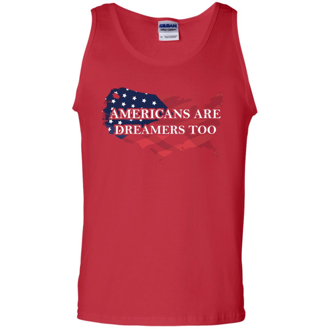 Americans Are Dreamers Too T-shirt Red