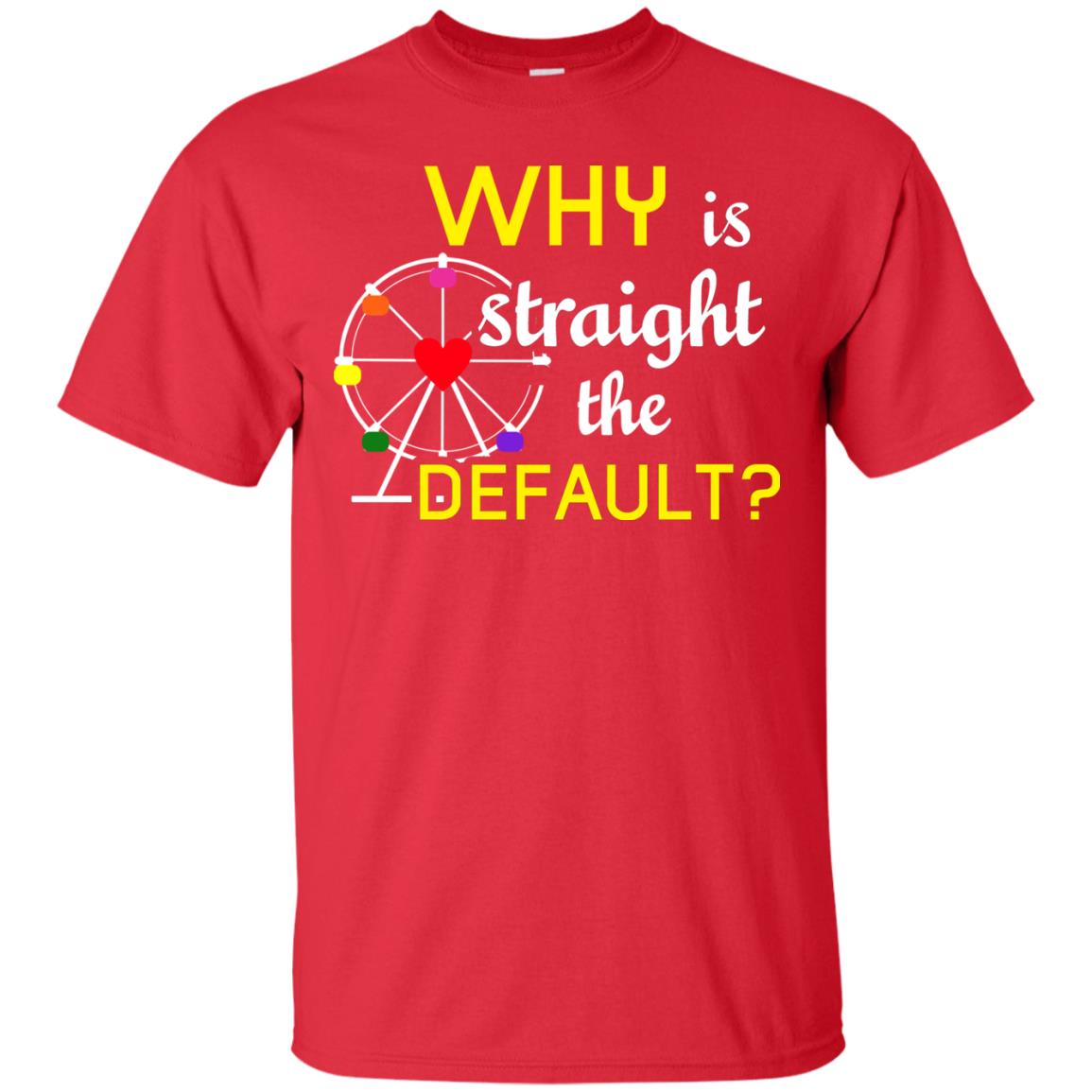 Why Is Straight The Default Lgbt Shirt Red