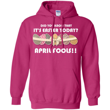 Did You Know That It_s Easter Today April Fools Easter Holiday T-shirt Heliconia