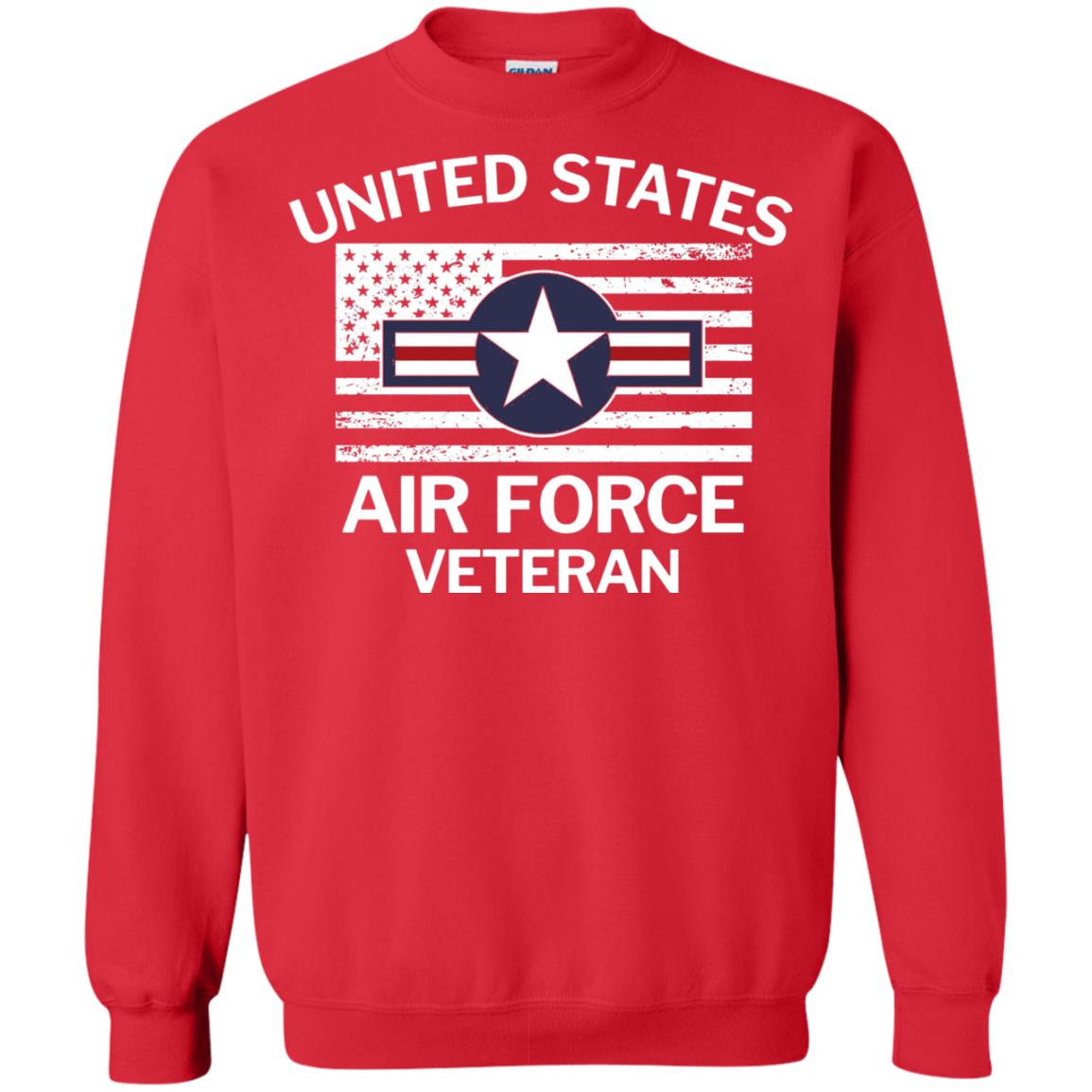 United States Air Force Veteran T-shirt Red