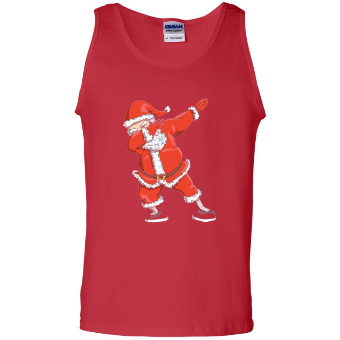 Christmas T-shirt Dabbing Santa Claus T-shirt Red