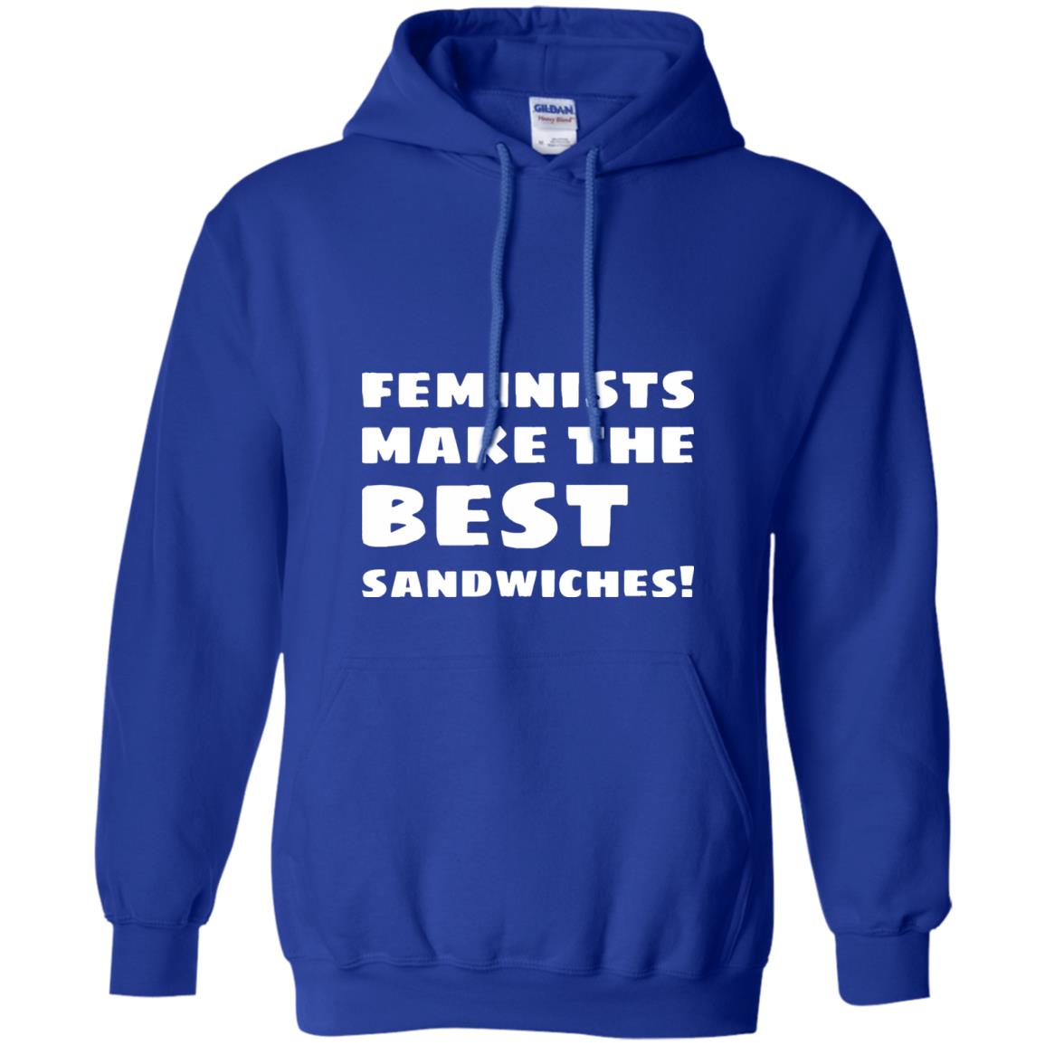 Feminists Make The Best Sandwiches Conversation T-shirt Royal