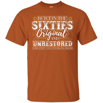 Built In The Sixties Original And Unrestored 1960s Birthday Shirt Texas Orange
