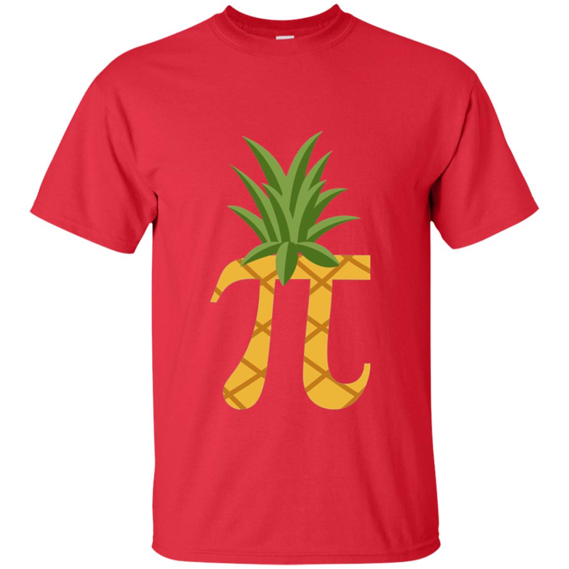 Parody Of Pi Pineapple Funny Pi Day T-shirt Red