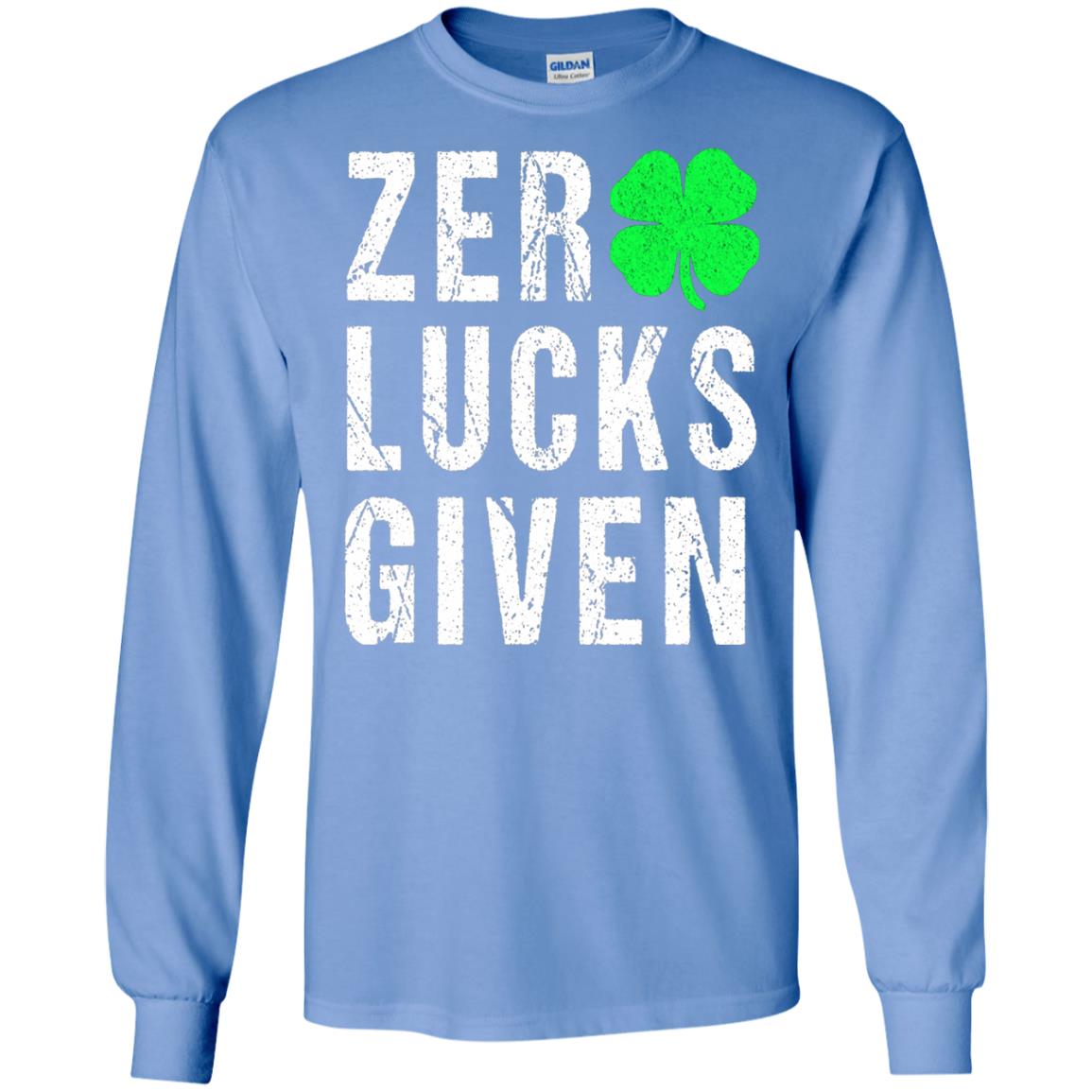 Shamrock Irish Funny Saint Patrick_s Day T-shirt Carolina Blue