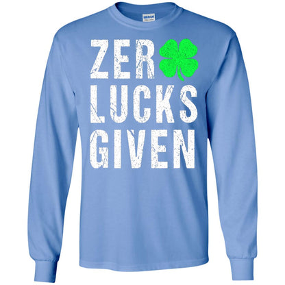 Shamrock Irish Funny Saint Patrick_s Day T-shirt Carolina Blue
