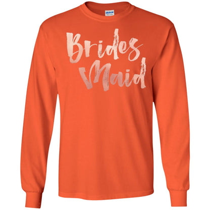 Bridal Shower Wedding Party Bridesmaid T-shirt Orange