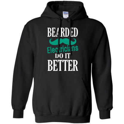 Bearded Electricians Do It Better Best Idea Shirt For Bearded Electricians Black