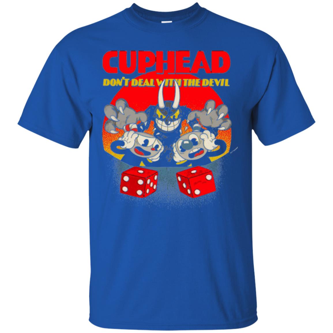 Video Game T-shirt Cuphead And Mugman Devil_s Dice Royal