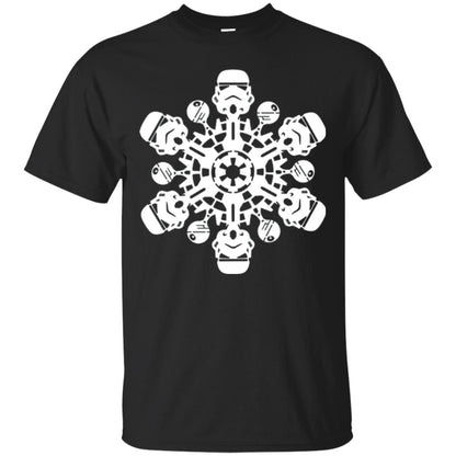Christmas T-shirt Star Wars Stormtrooper Snowflake Black