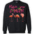 Flock You Cancer Breast Cancer Awareness Gift ShirtG180 Gildan Crewneck Pullover Sweatshirt 8 oz.