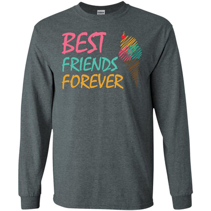 Best Friends Forever Ice Cream Lover T-shirt Dark Heather