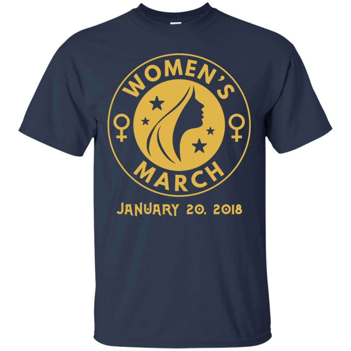 Women_s Right T-shirt Women_s March January 20th 2018 Protest Navy